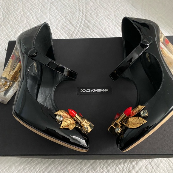 Dolce & Gabbana heals, state-of-the-art heal. One of a kind,cute black Maryjanes - Picture 2 of 16